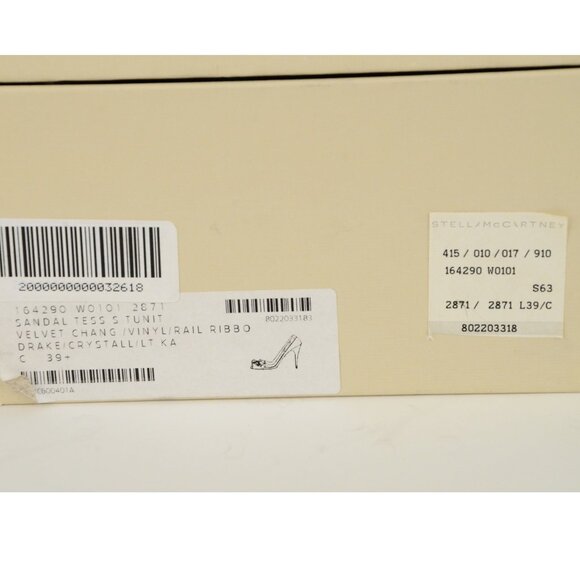 STELLA MCCARTNEY SHOES VELVET BOW PUMPS sz IT 39.5 US 9.5 - Picture 8 of 8